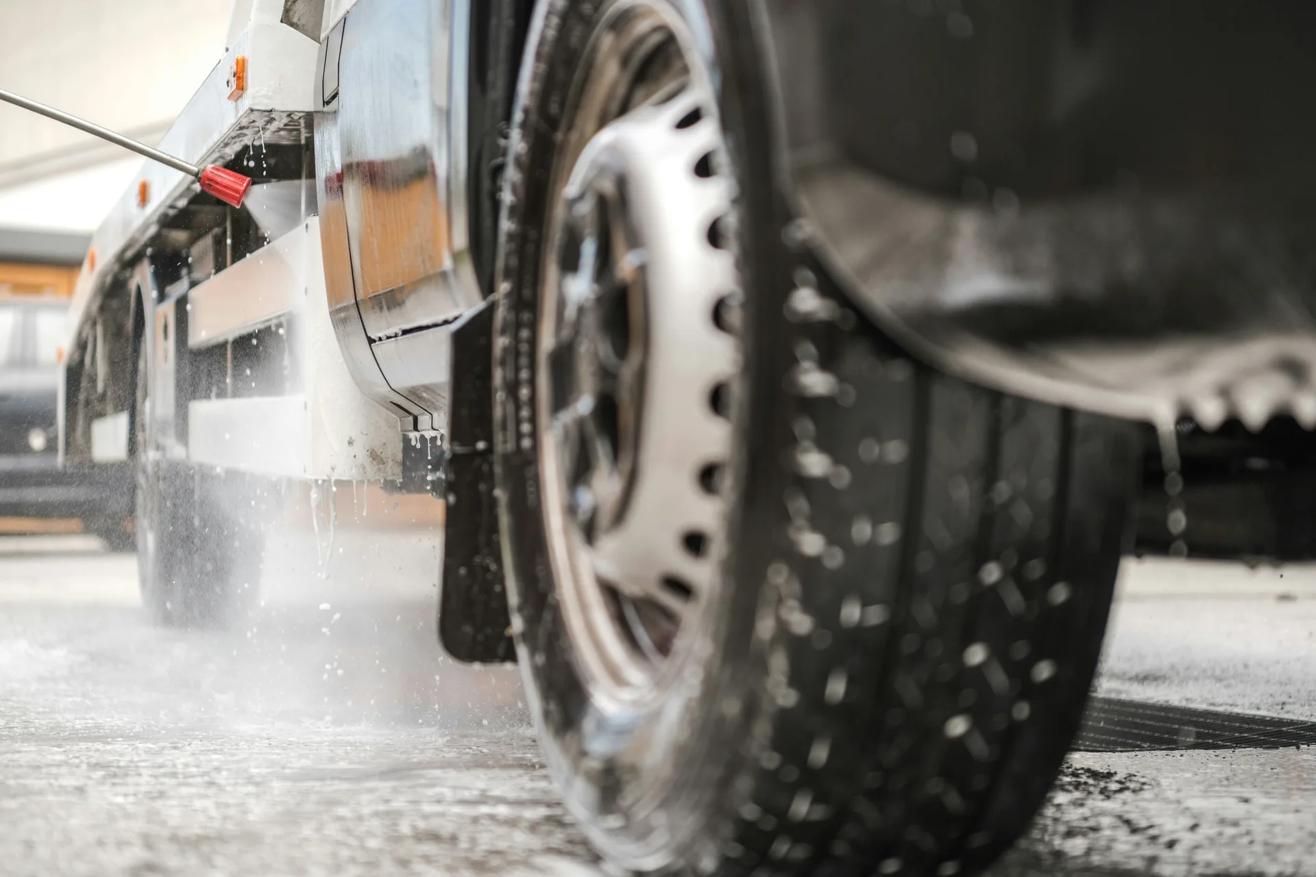 High Pressure Water Jet Closeup on /glossary/ — Hamilton Pressure Washing Hamilton